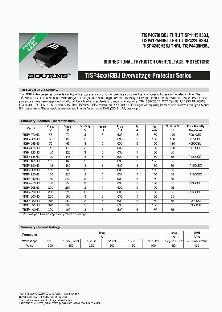 TISP4XXXH3BJ_2256957.PDF Datasheet