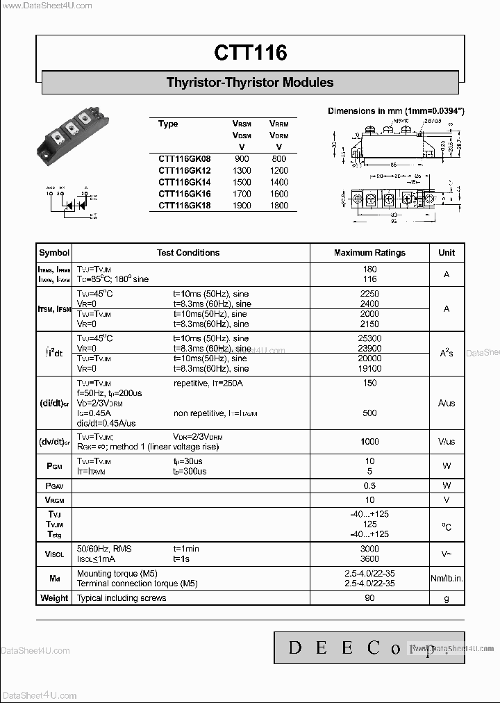 CTT116_2261800.PDF Datasheet
