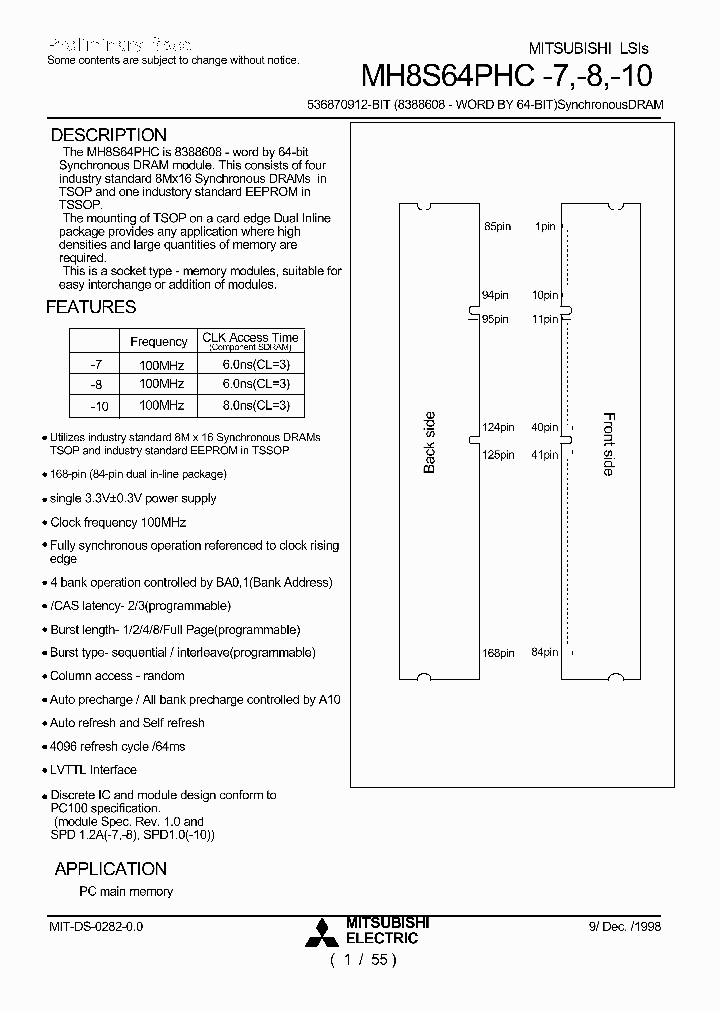 MH8S64PHC-10_2266892.PDF Datasheet