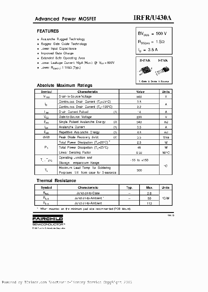 IRFU430A_2268169.PDF Datasheet