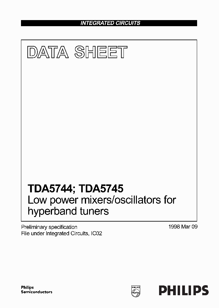 TDA5744TS_2273299.PDF Datasheet