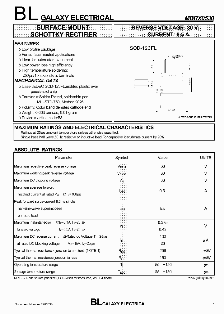 MBRX0530_2292506.PDF Datasheet