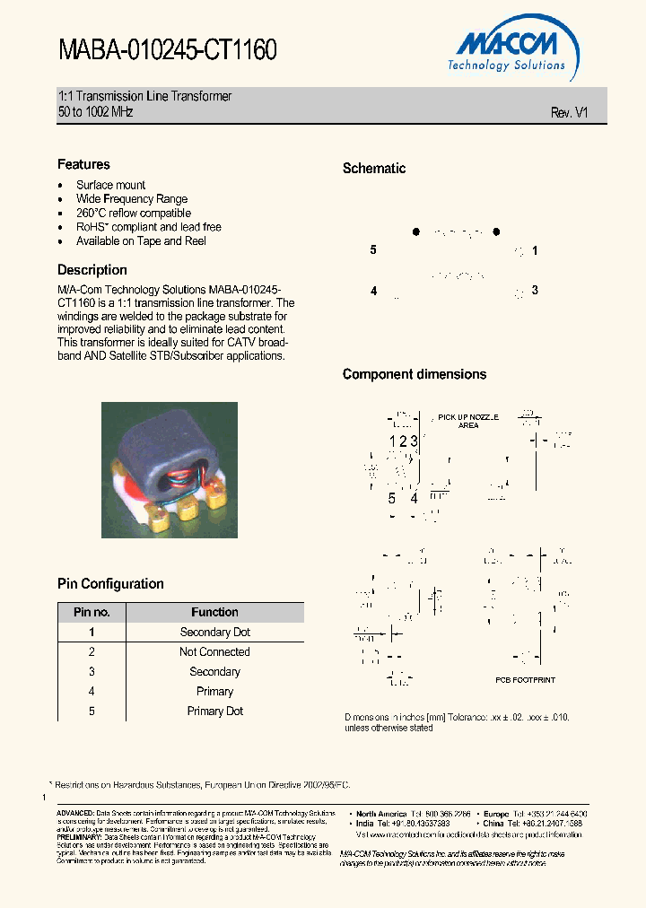 MABA-010245-CT11TB_2301800.PDF Datasheet