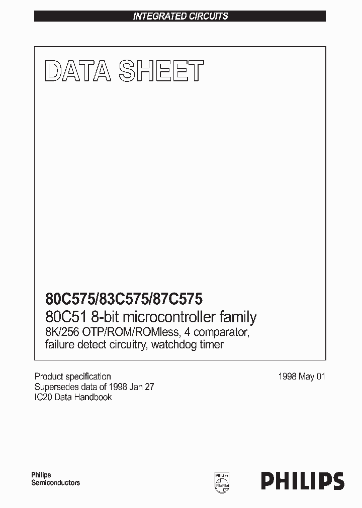 P80C575EBPN_2355742.PDF Datasheet