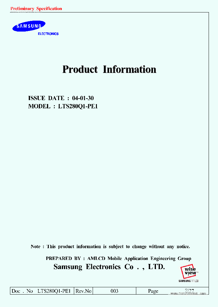 LTS280Q1-PE1_2350565.PDF Datasheet