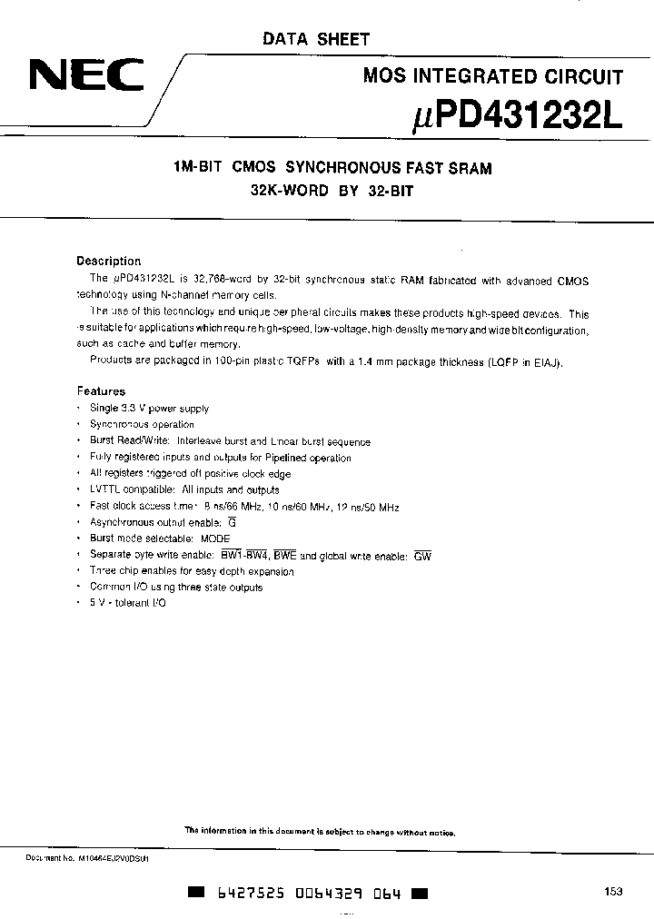 UPD431232LGF-A8_2378370.PDF Datasheet