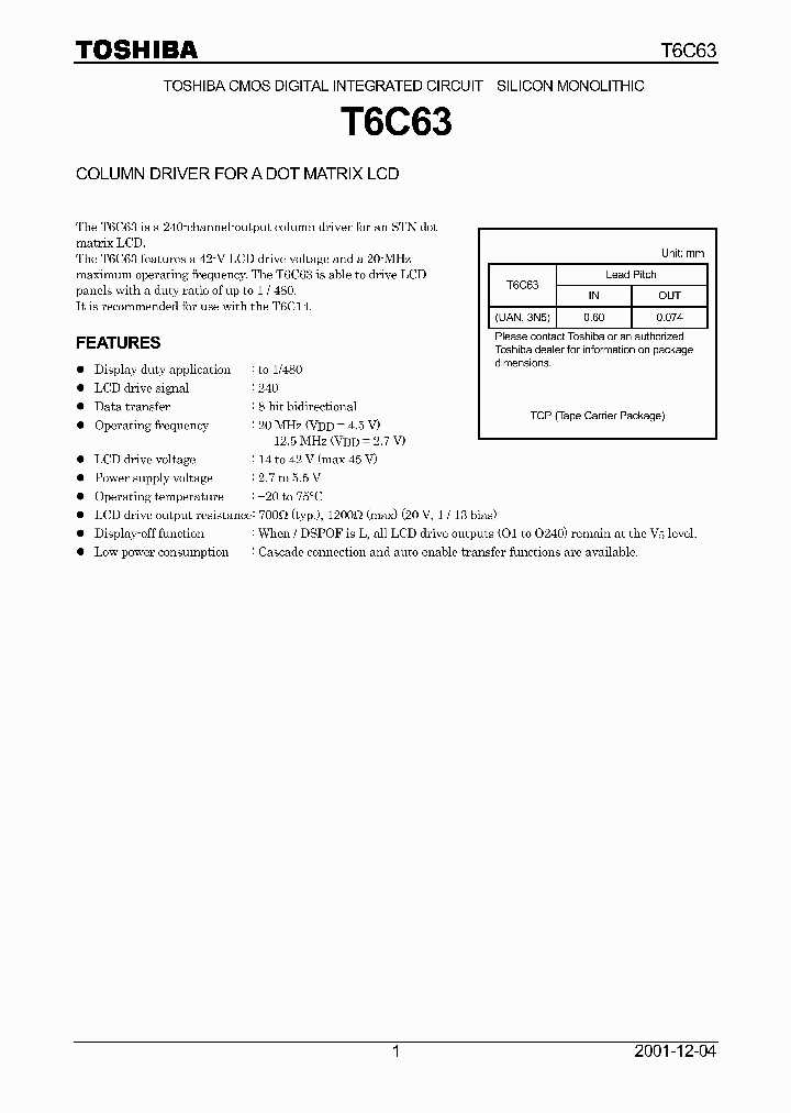 T6C63_2385229.PDF Datasheet