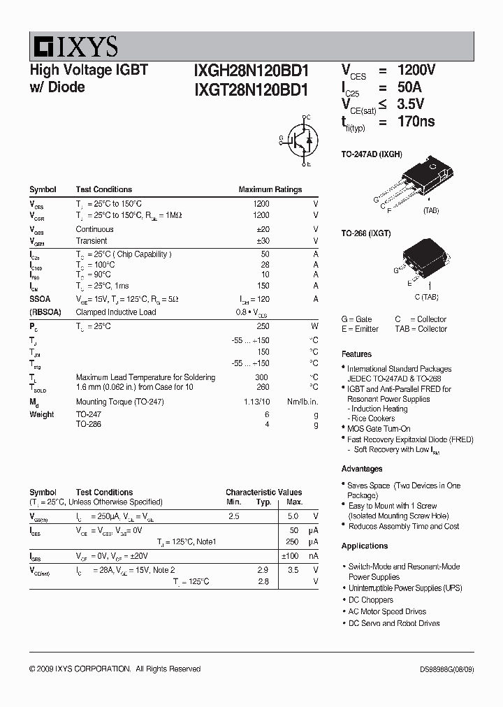 IXGH28N120BD1_2411555.PDF Datasheet