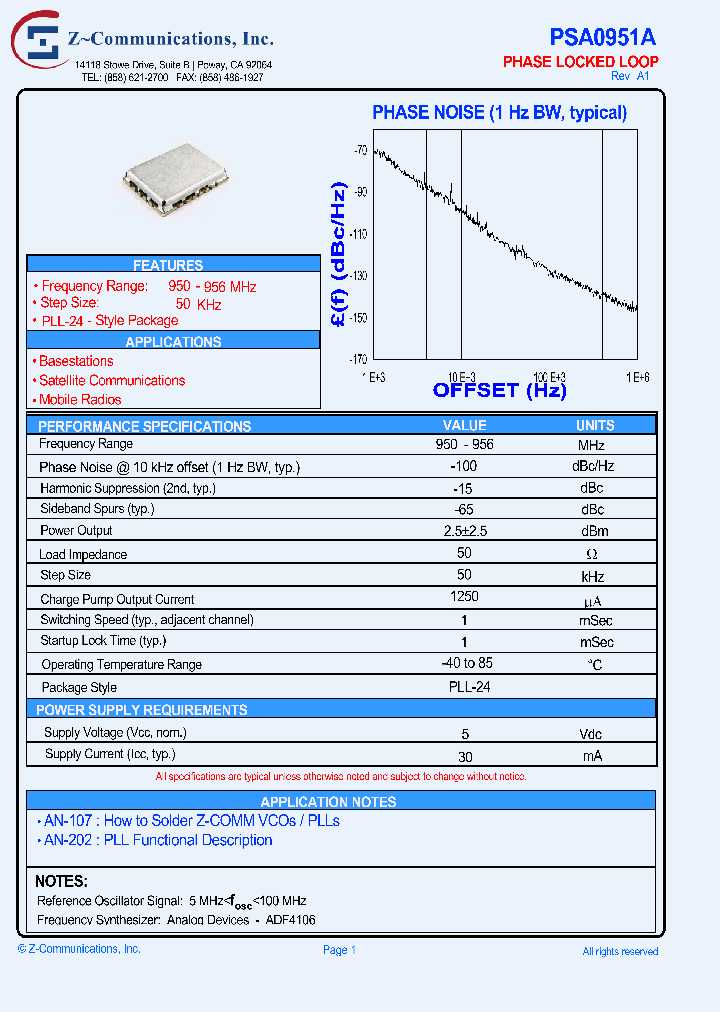 PSA0951A10_2414739.PDF Datasheet