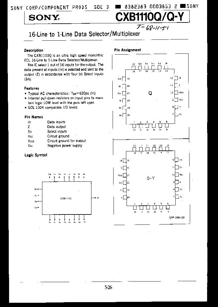 CXB1110QQ-Y_2443204.PDF Datasheet