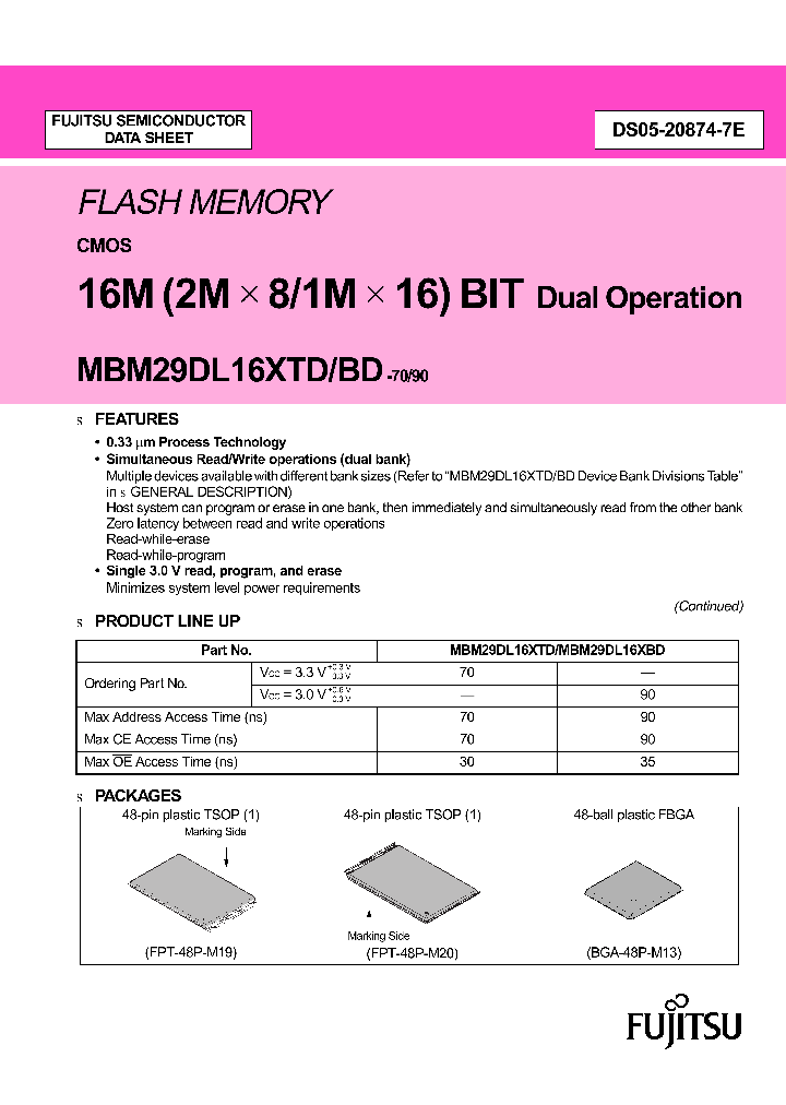 MBM29DL163TD-90PBT_2465065.PDF Datasheet