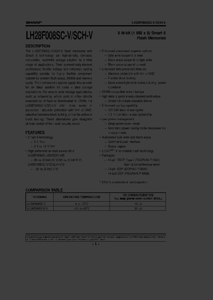 LH28F008SCHR-V12_2470327.PDF Datasheet