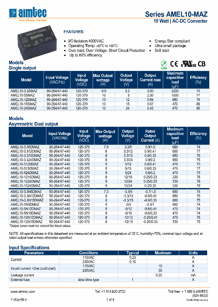 AMEL10-MAZ_2472346.PDF Datasheet