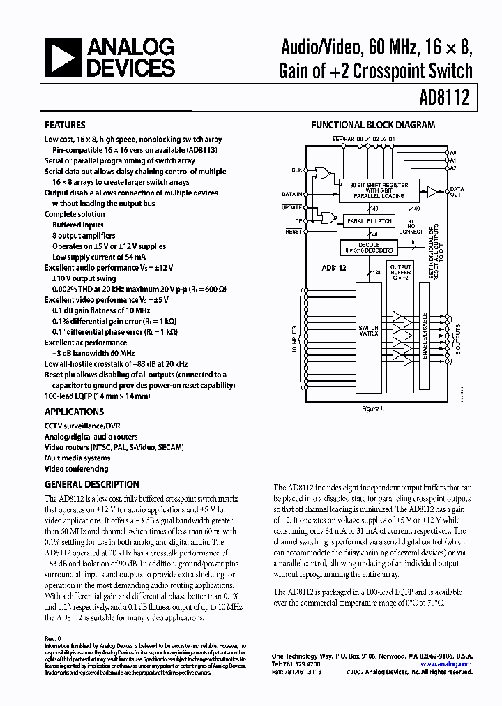 AD8112-EVALZ1_2504497.PDF Datasheet