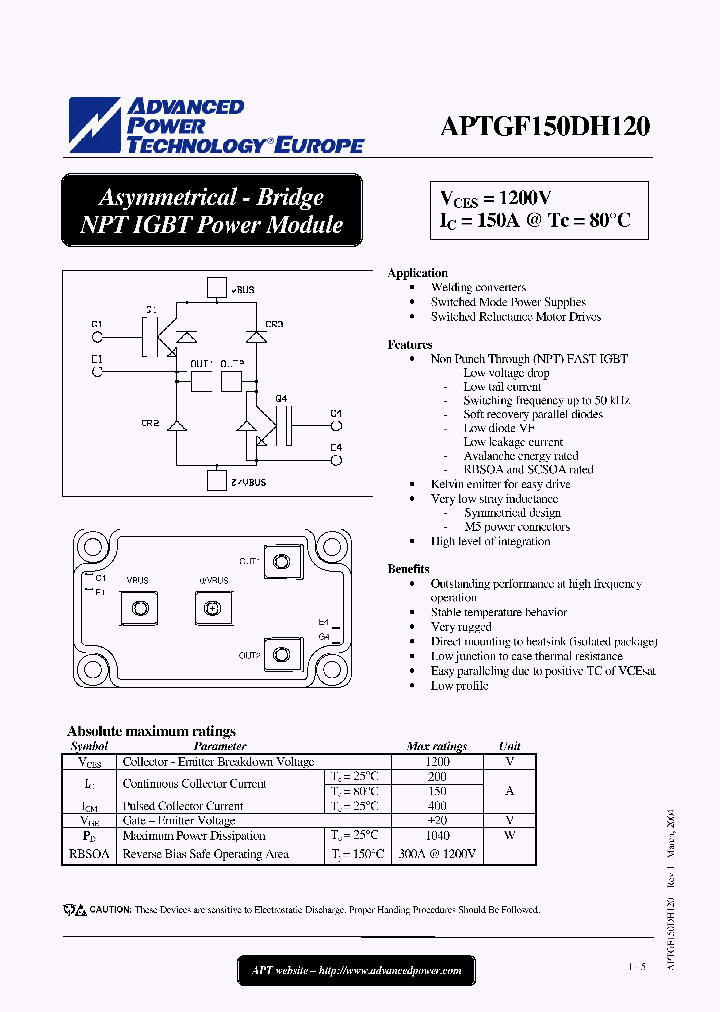 APTGF150DH120_2499748.PDF Datasheet