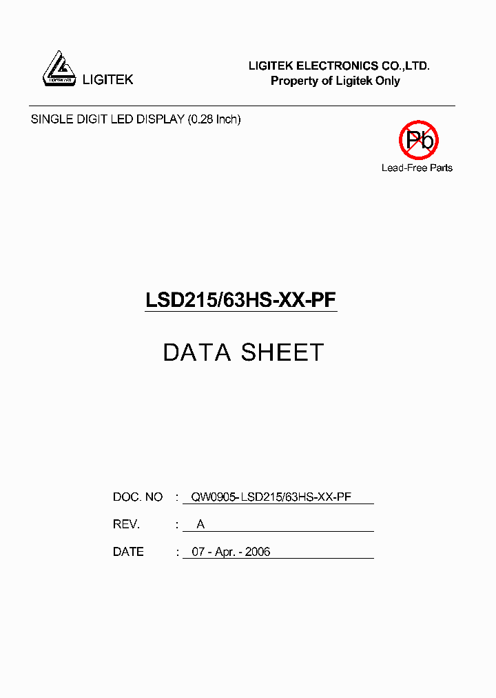 LSD215-63HS-XX-PF_2527463.PDF Datasheet