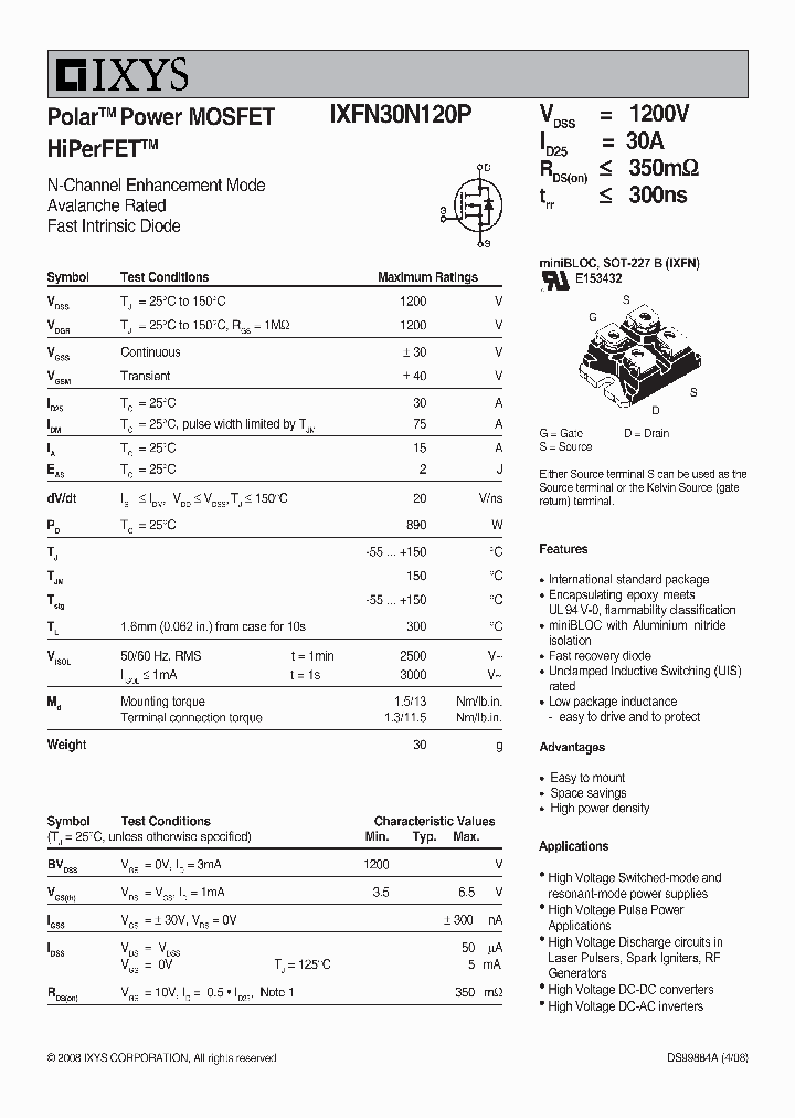 IXFN30N120P_2529620.PDF Datasheet