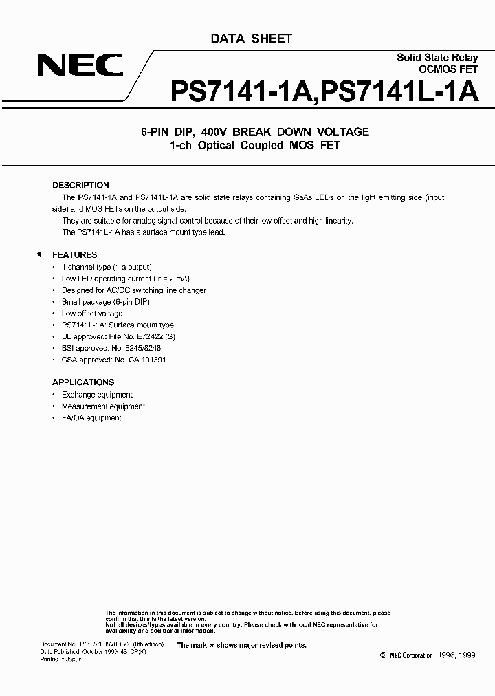 PS7141L-1A_2558628.PDF Datasheet