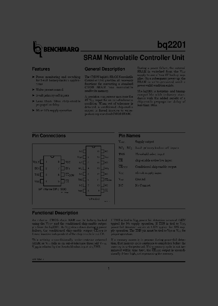 BQ2201SNNARROW_2591249.PDF Datasheet
