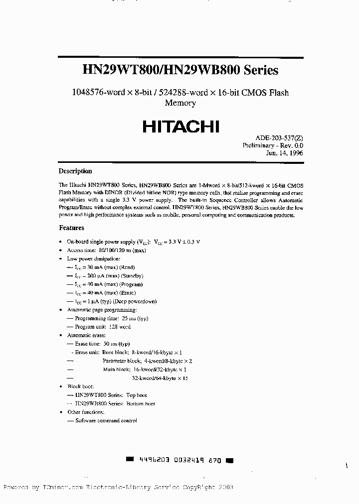 HN29WT800FP-8_2595395.PDF Datasheet