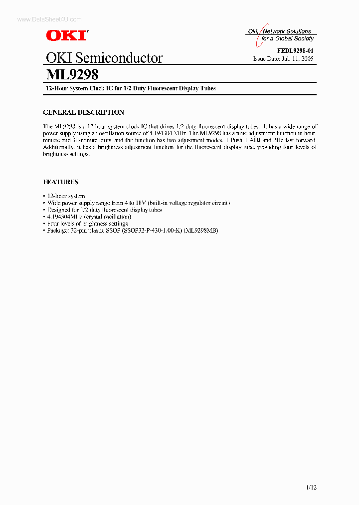 ML9298_2610524.PDF Datasheet