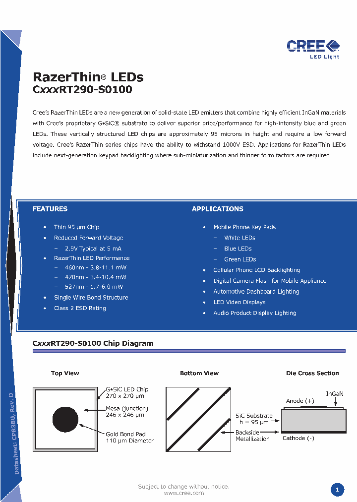 C527RT290-S0100_2612837.PDF Datasheet