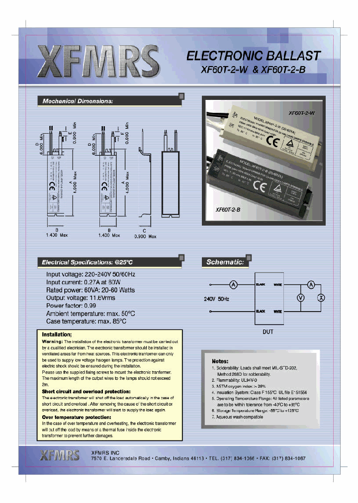 XF60T-2-W_2668547.PDF Datasheet