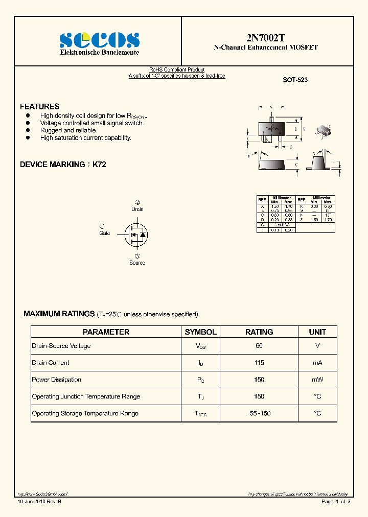 2N7002T_2679200.PDF Datasheet