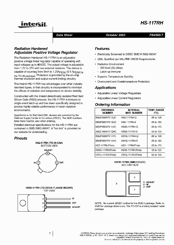 HS2-117RHPROTO_2683846.PDF Datasheet