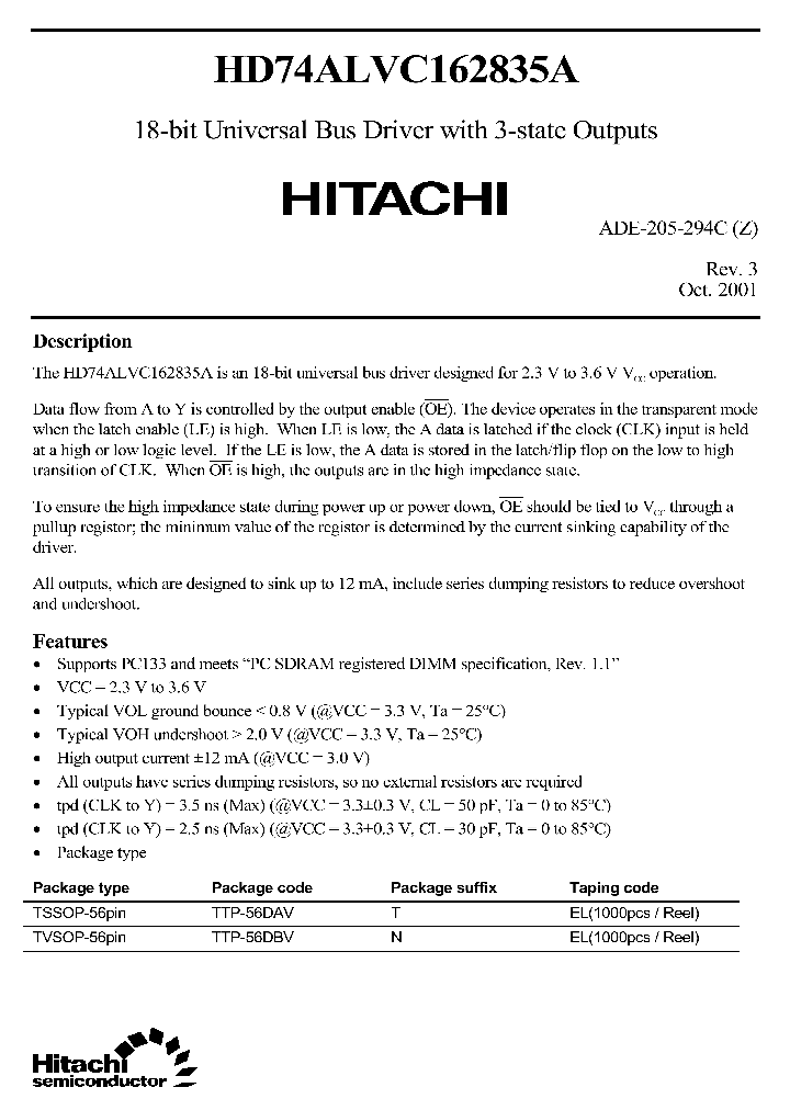 HD74ALVC162835ATEL_2699000.PDF Datasheet