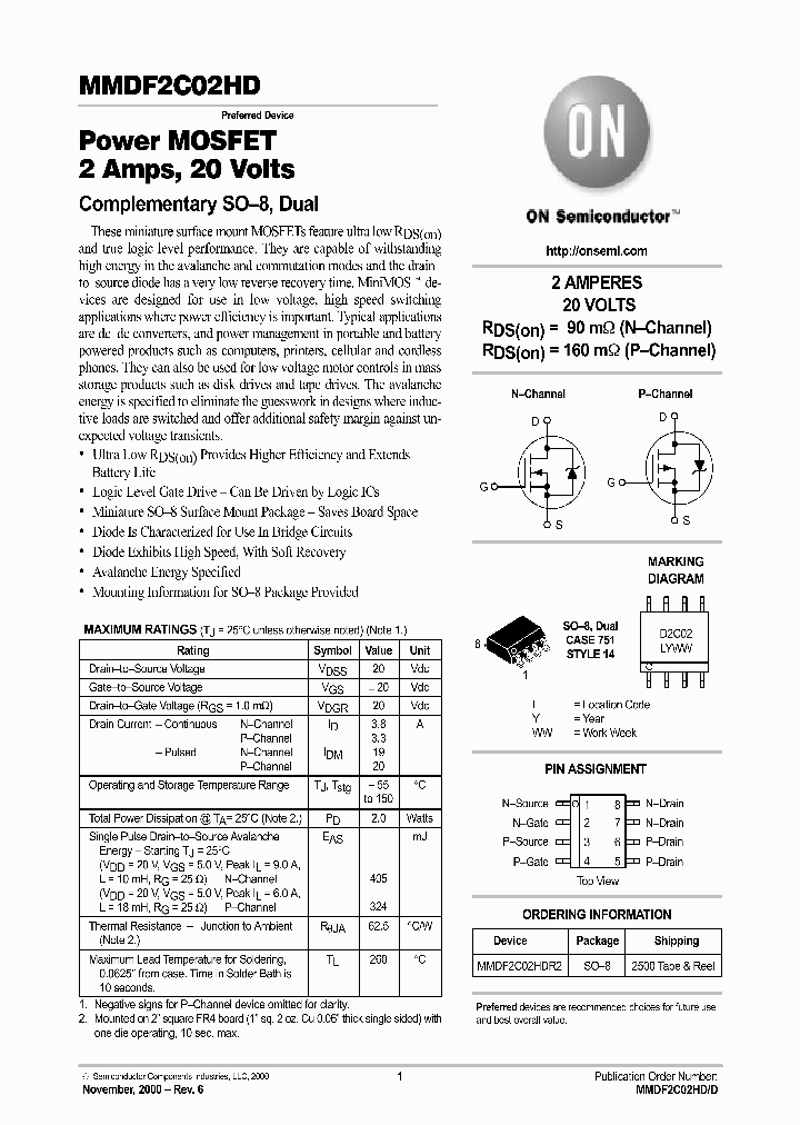 MMDF2C02HD-D_2699600.PDF Datasheet