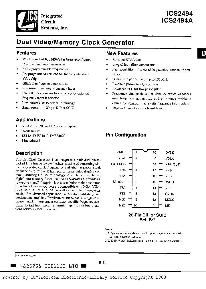 ICS2494N-XXX_2702041.PDF Datasheet