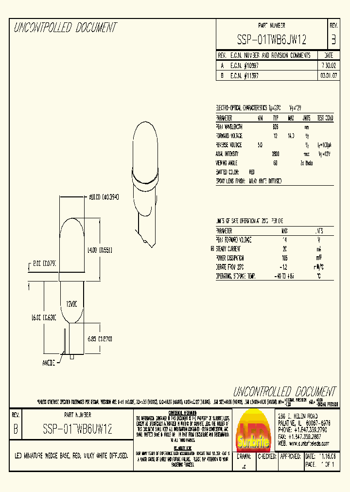 SSP-01TWB6UW12_2703545.PDF Datasheet