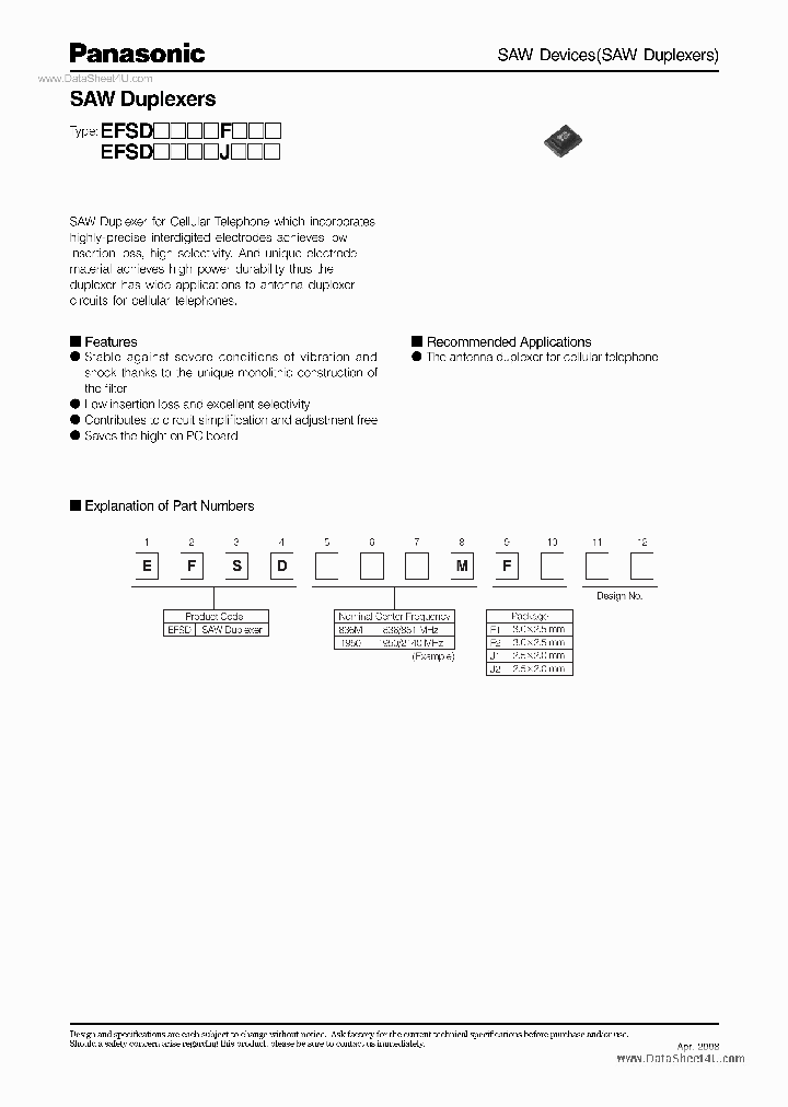 EFSDXXXX_2712050.PDF Datasheet