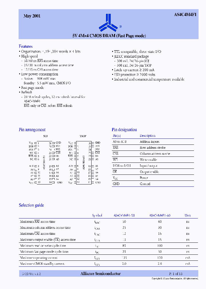 AS4C4M4F1-50JC_2720254.PDF Datasheet