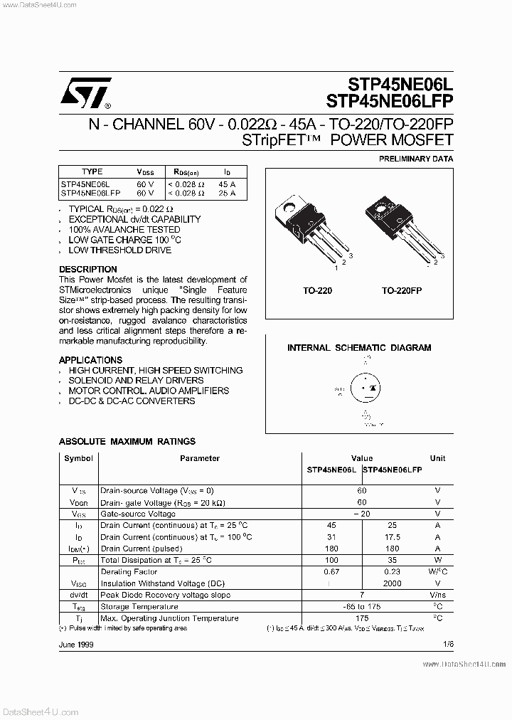 STP45NE06L_2731239.PDF Datasheet