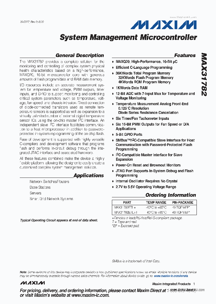 MAX31782_2731256.PDF Datasheet