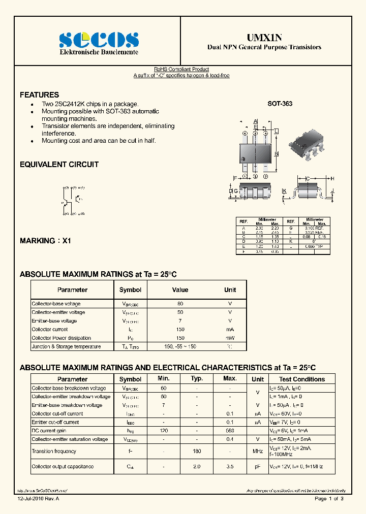 UMX1N_2734351.PDF Datasheet