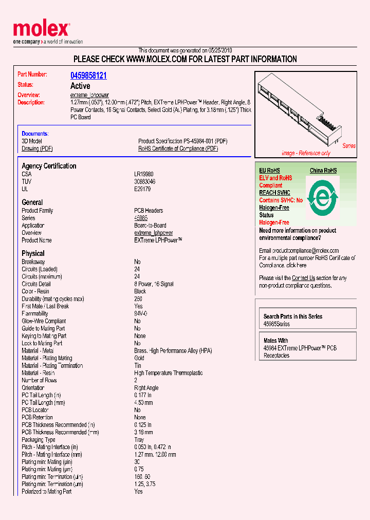 45985-8121_2736316.PDF Datasheet