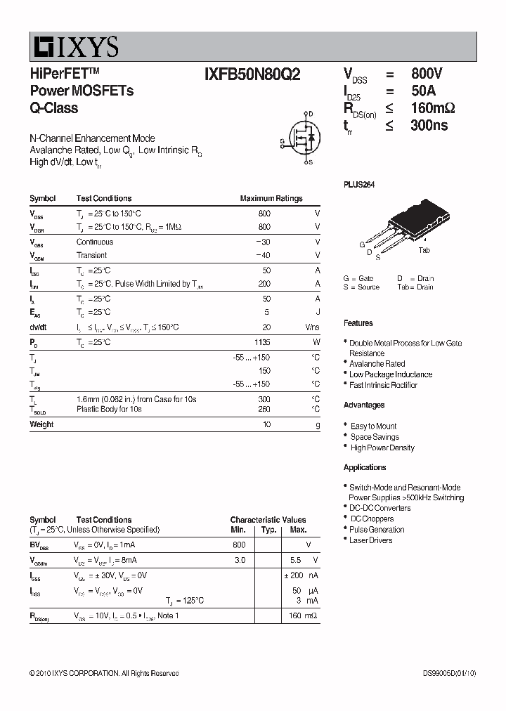 IXFB50N80Q2_2748666.PDF Datasheet