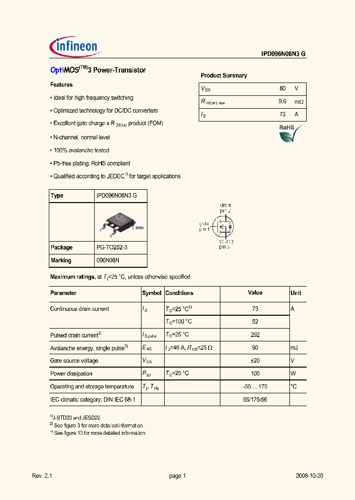 IPD096N08N3G_2755029.PDF Datasheet