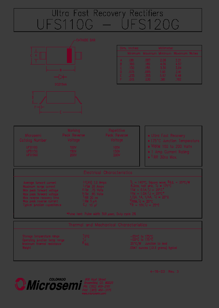 UFS110G_2760506.PDF Datasheet