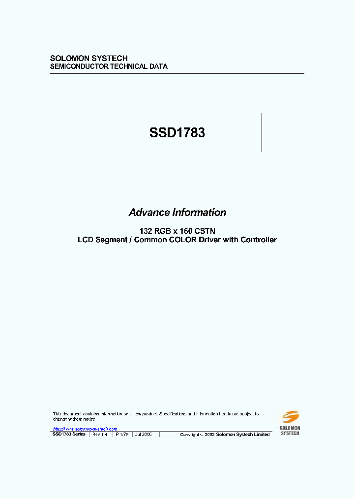 SSD1783_2774684.PDF Datasheet