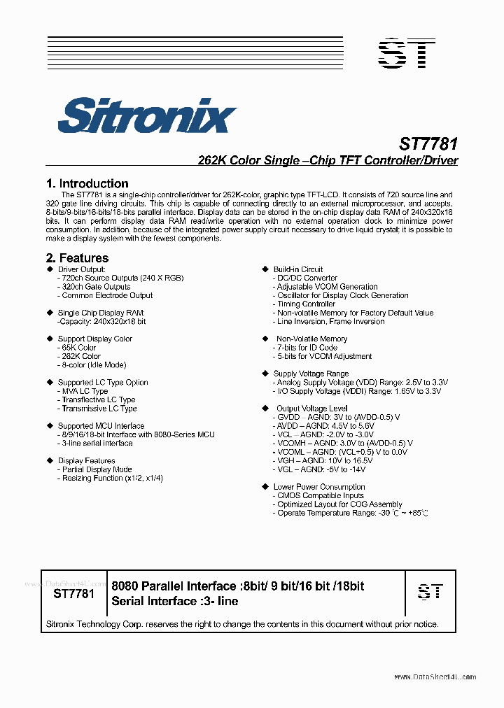 ST7781_2775118.PDF Datasheet