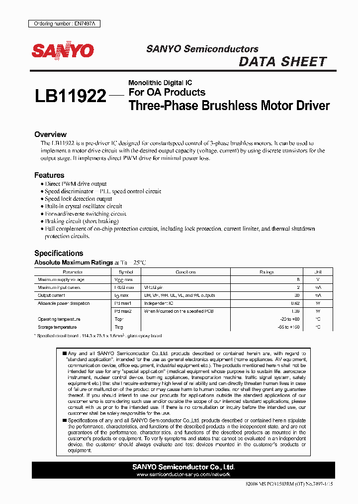 LB11922_2783926.PDF Datasheet