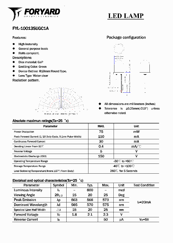 FYL-10013SUGC1A_2784524.PDF Datasheet