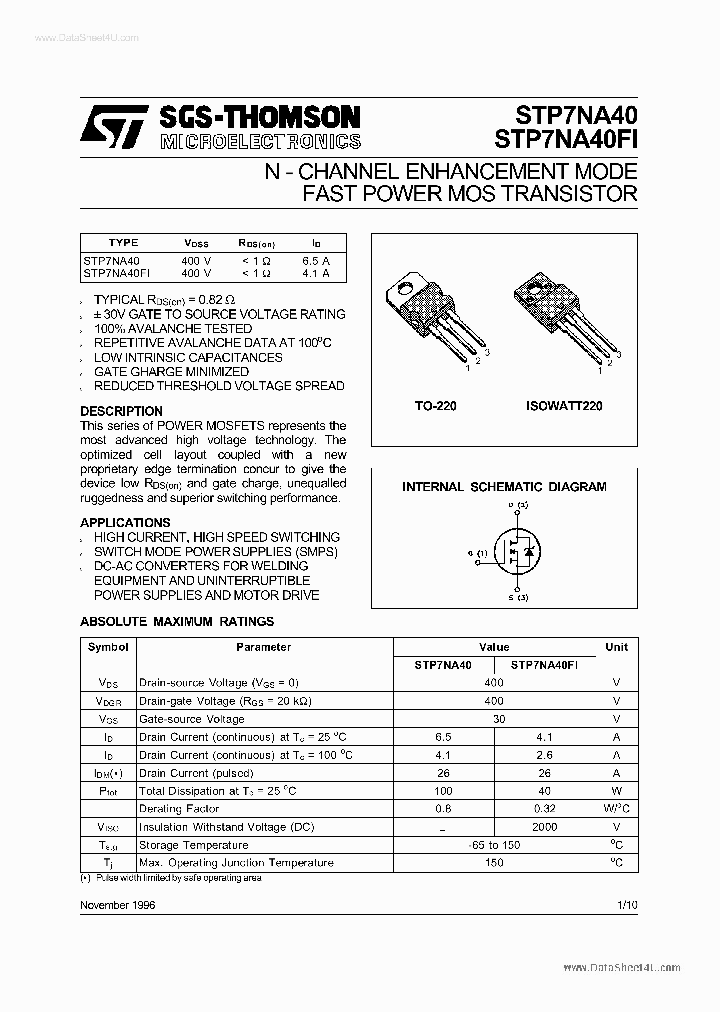 P7NA40_2785373.PDF Datasheet