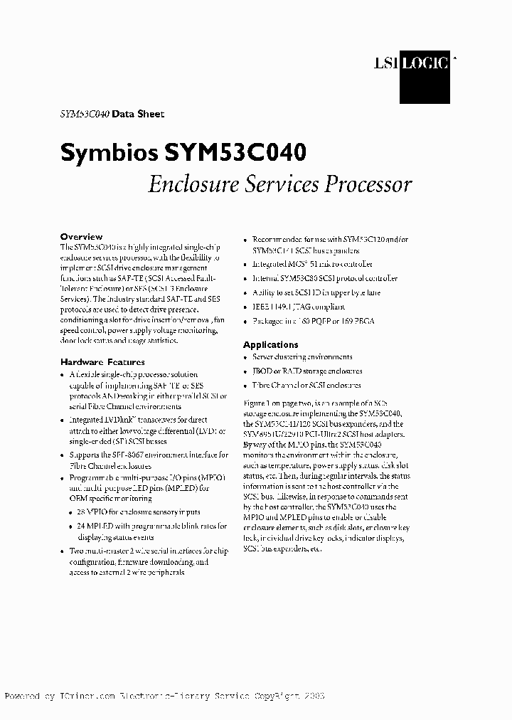 SYM53C040PBGA_2785876.PDF Datasheet