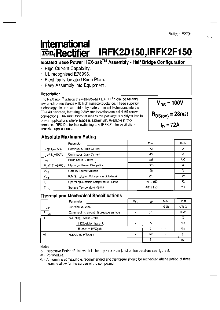 IRFK2D150_2796449.PDF Datasheet