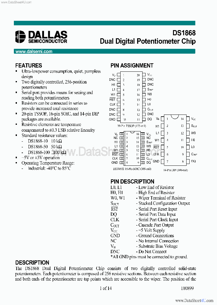 DS1868_2803715.PDF Datasheet
